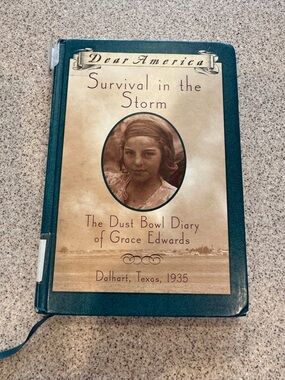 Dear America book SURVIVAL IN THE STORM Katelan Janke Scholastic Hardcover